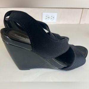 Calvin Klein dress wedge shoe
